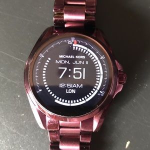 Michael Kors Smart Watch (Purple)